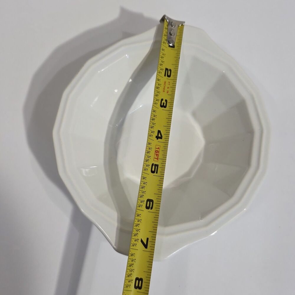 Homer Laughlin White logged Cereal Bowl 7.5" - Picture 6 of 7